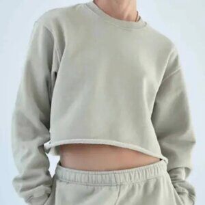 TNA Cozy Fleece Perfect Cropped Sweatshirt